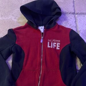 Dolce & Gabbana Red and navy blue Hoodie